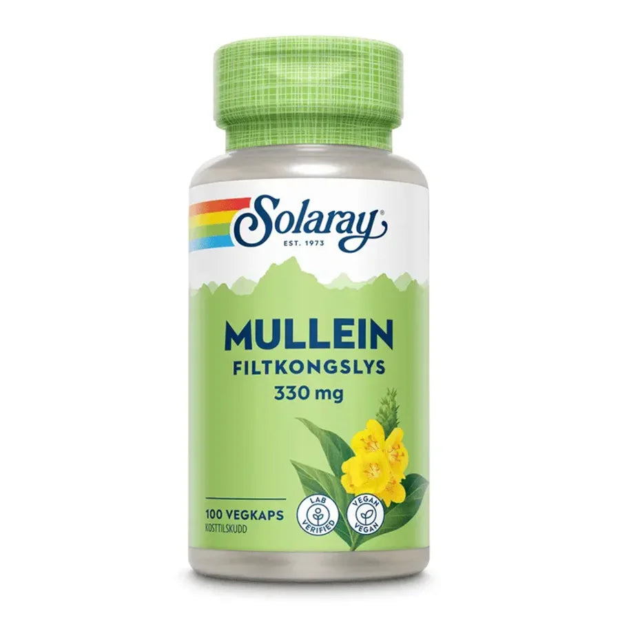 Solaray mullein 100 kapsler - Mikronæringsstoffer - JK-Shop