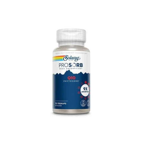 Solaray prosorb Q10 30 kapsler - Mikronæringsstoffer - JK-Shop