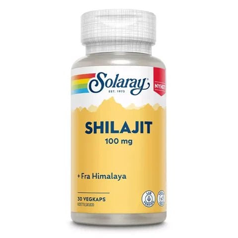Solaray shilajit 100 mg 30 kapsler - Mikronæringsstoffer - JK-Shop