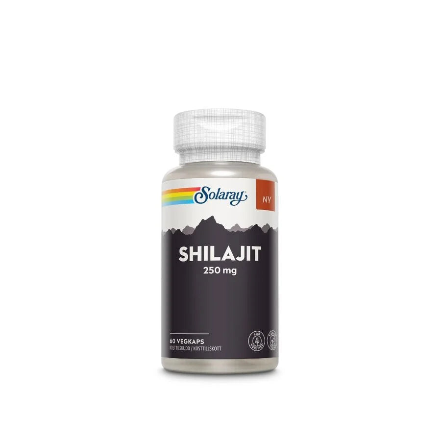 Solaray shilajit 250 mg 60 kapsler - Mikronæringsstoffer - JK-Shop