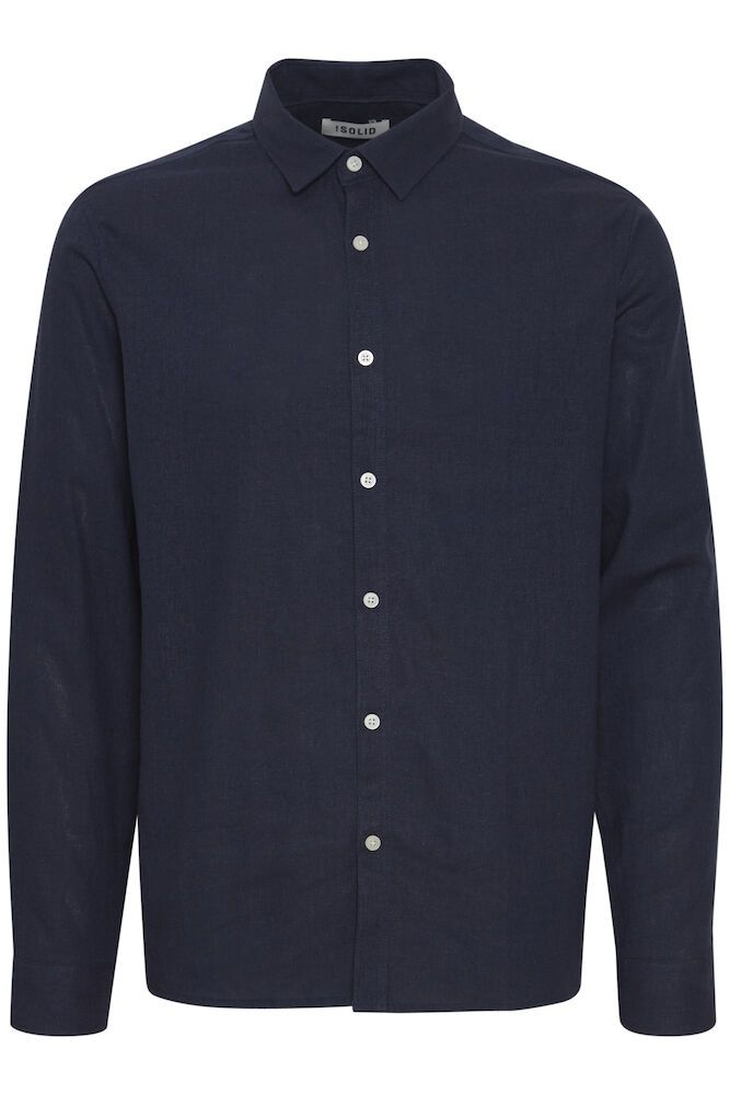 Solid, ENEA ALLAN LS Shirt, Regular Fit - Skjorter - JK-Shop