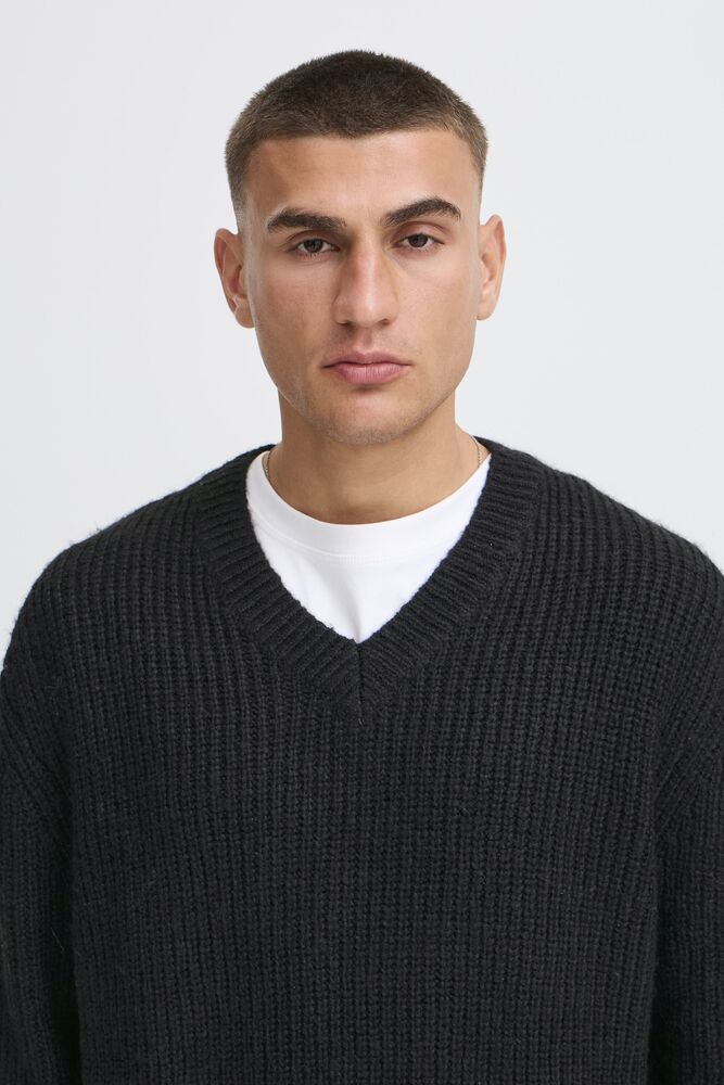 Solid SYLVAN, True Black - Strikk - JK-Shop