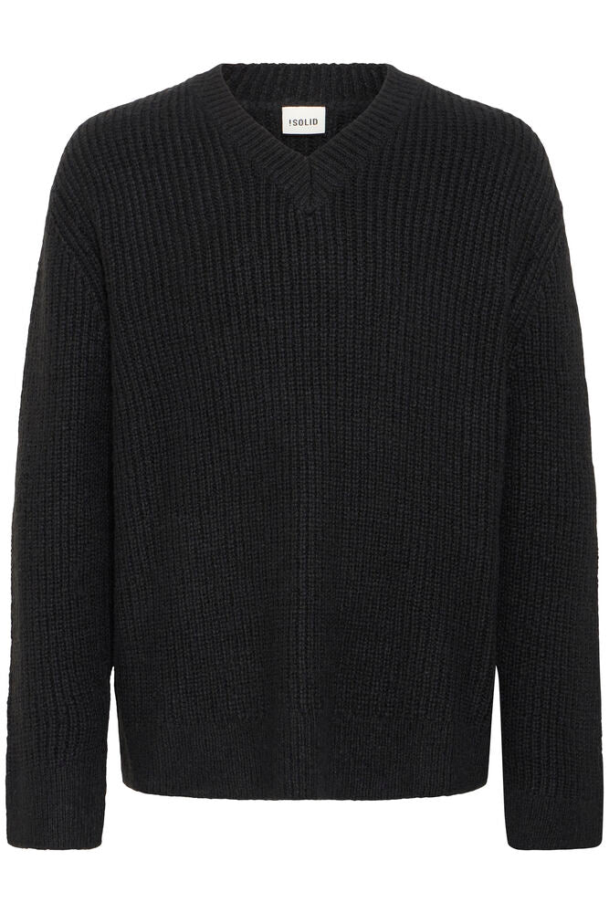 Solid SYLVAN, True Black - Strikk - JK-Shop