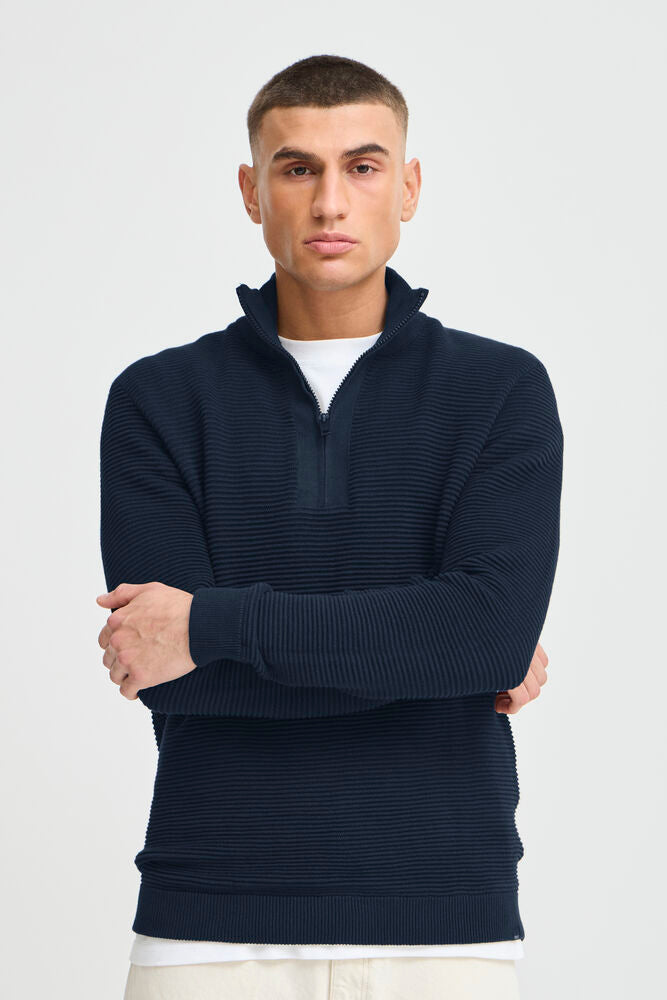 Solid Valencia half zip strikkegenser bilde 8