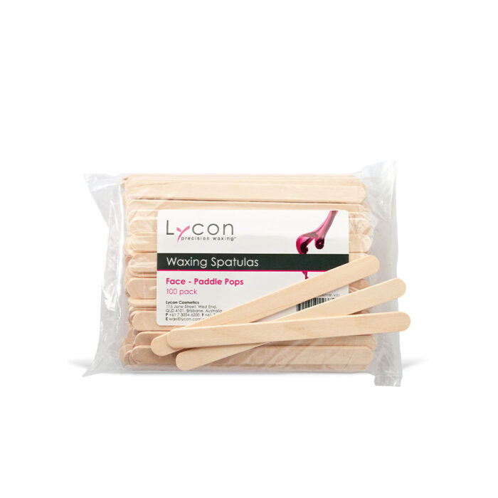 Spatulas Face Paddle Pops 100pk - Voks Tilbehør - JK-Shop