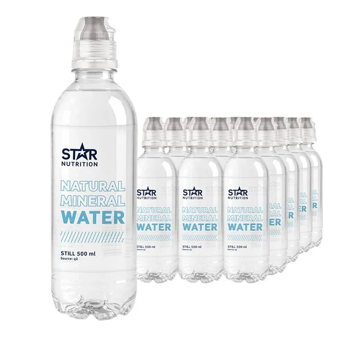 Star Nutrition Natural Mineral Water 500 ml Still 18-pack - Øvrig Drikke - JK-Shop