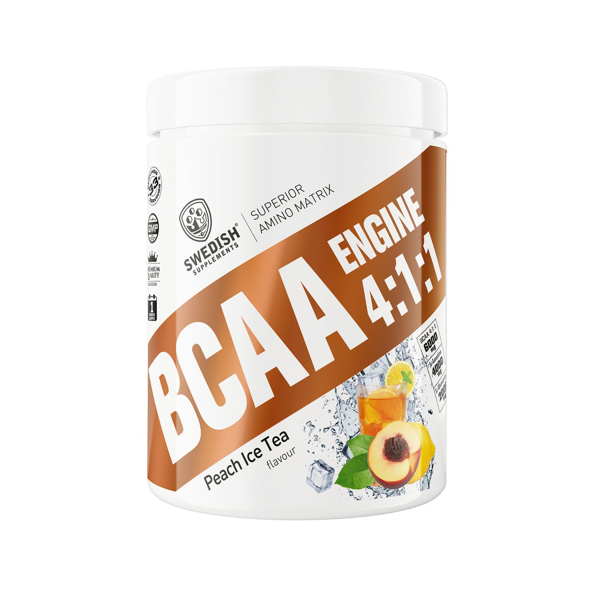 Swedish Supplements BCAA Engine 4:1:1, 400 g - Aminosyrer - JK-Shop - bilde 2
