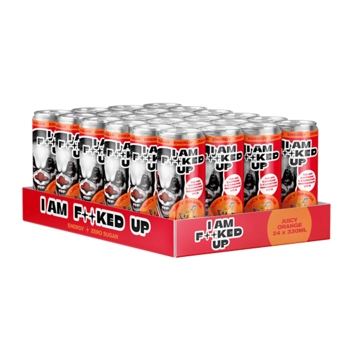 Swedish Supplements Fucked Up RTD, 24 x 330 ml - Energidrikk - JK-Shop