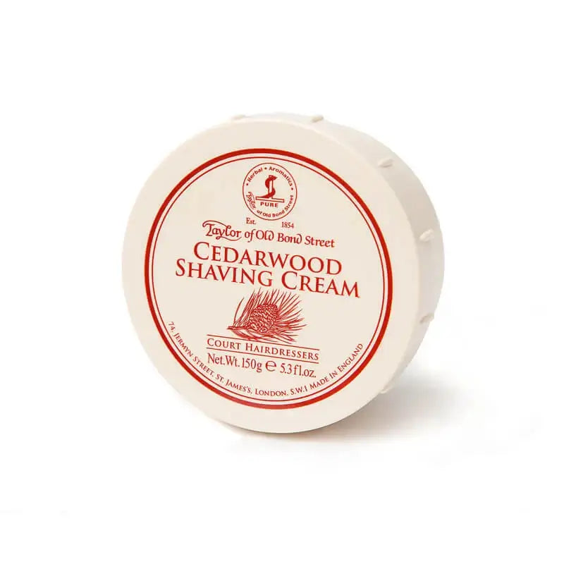 Taylor Of Old Bond Street, Shaving Cream- Cedarwood-Taylor of old Bond Street-J&K Shop