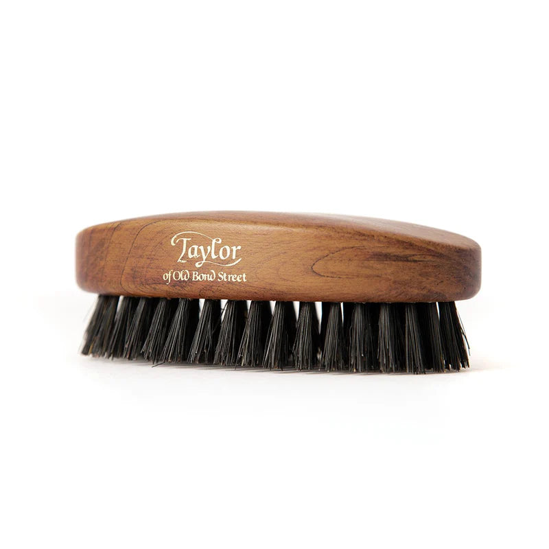Taylor of Old Bond Street Dark Wood Military Hairbrush - Hårbørste - JK-Shop