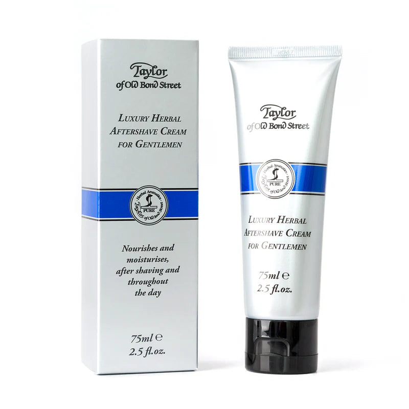 Taylor of Old Bond Street Herbal Aftershave Cream 75 ml - Barberkrem - JK-Shop