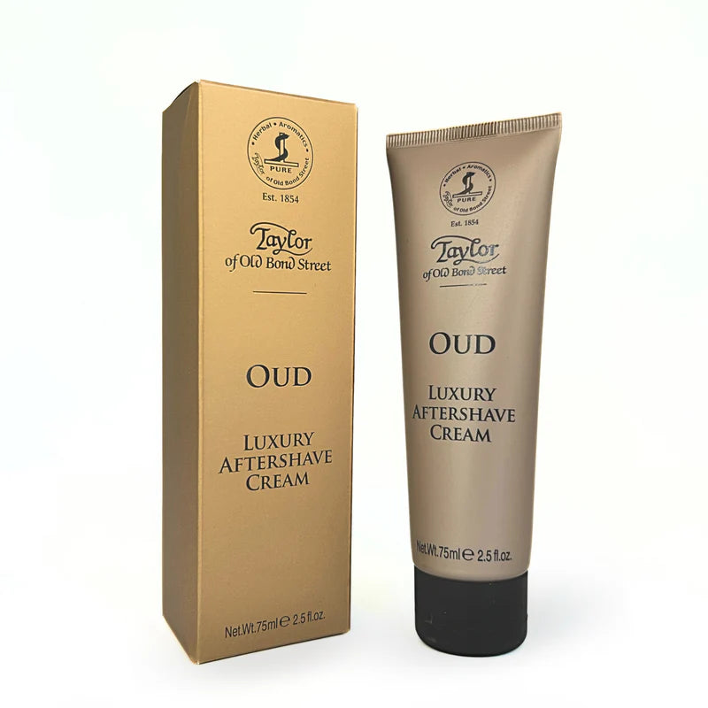 Taylor of Old Bond Street Oud Aftershave Cream 75ml - Barberkrem - JK-Shop