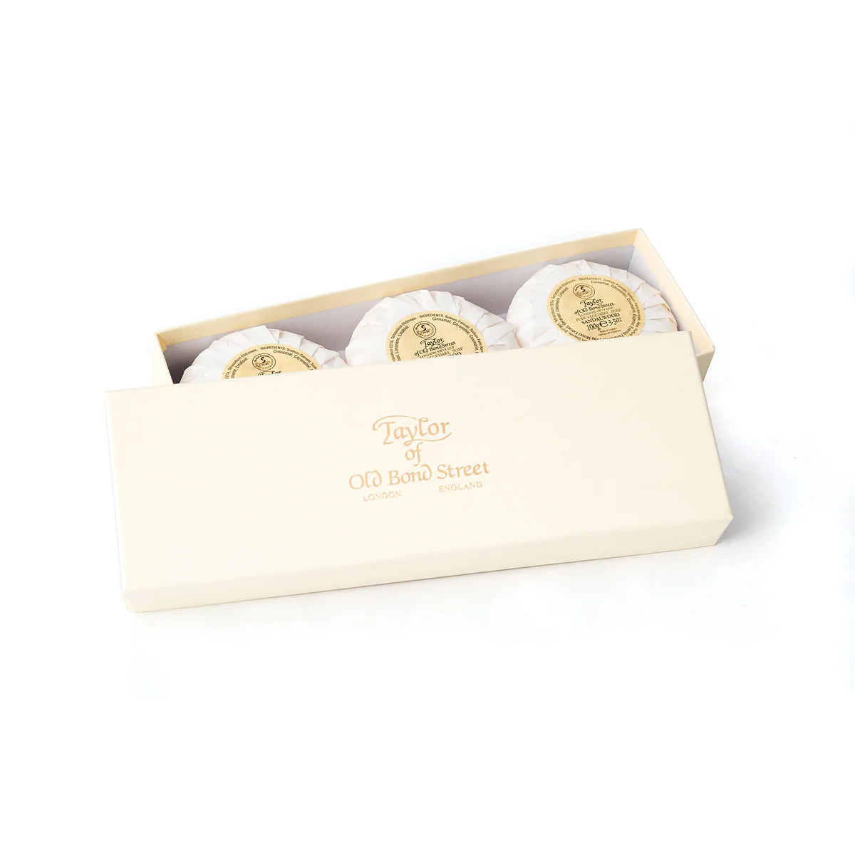 Taylor of Old Bond Street Sandalwood Hand Soap Gift Box - Hånd - og kroppssåpe - JK-Shop