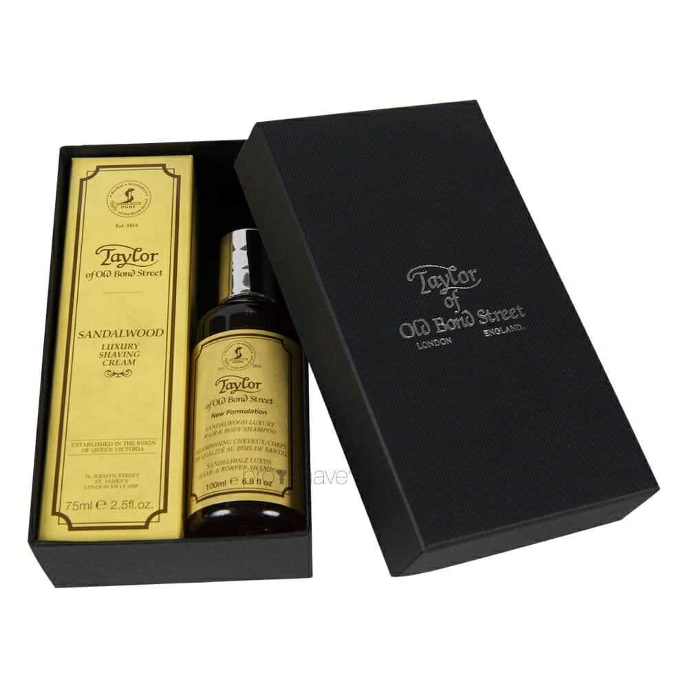 Taylor of Old Bond Street Shaving Cream and Hair & Body Shampoo Gift Set - Gavesett - JK-Shop