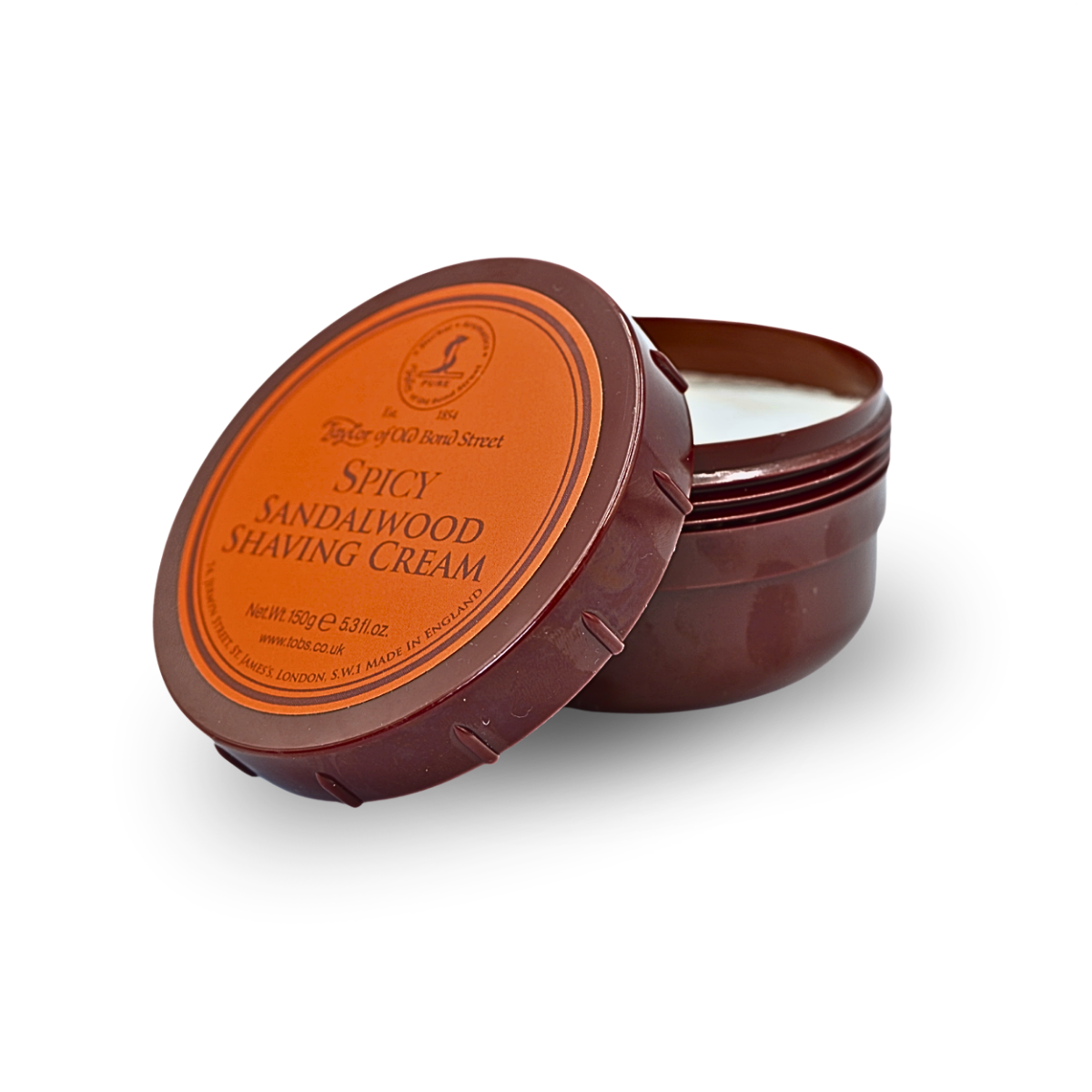 Taylor of Old Bond Street Spicy Sandalwood Shaving Cream Bowl 150 g - Barberkrem - JK-Shop