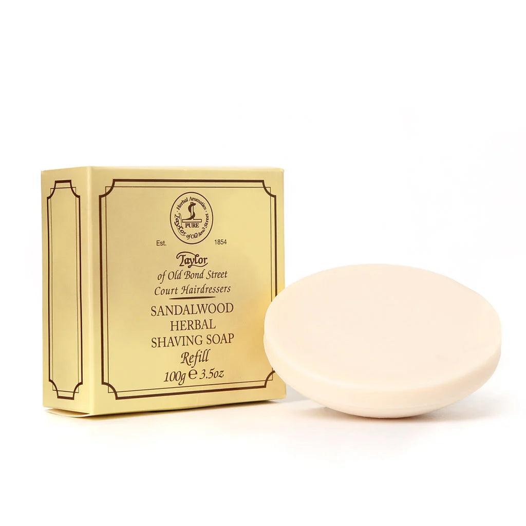 Taylor of old Bond Street, Refill Sandalwood Shaving Soap-Taylor of old Bond Street-J&K Shop