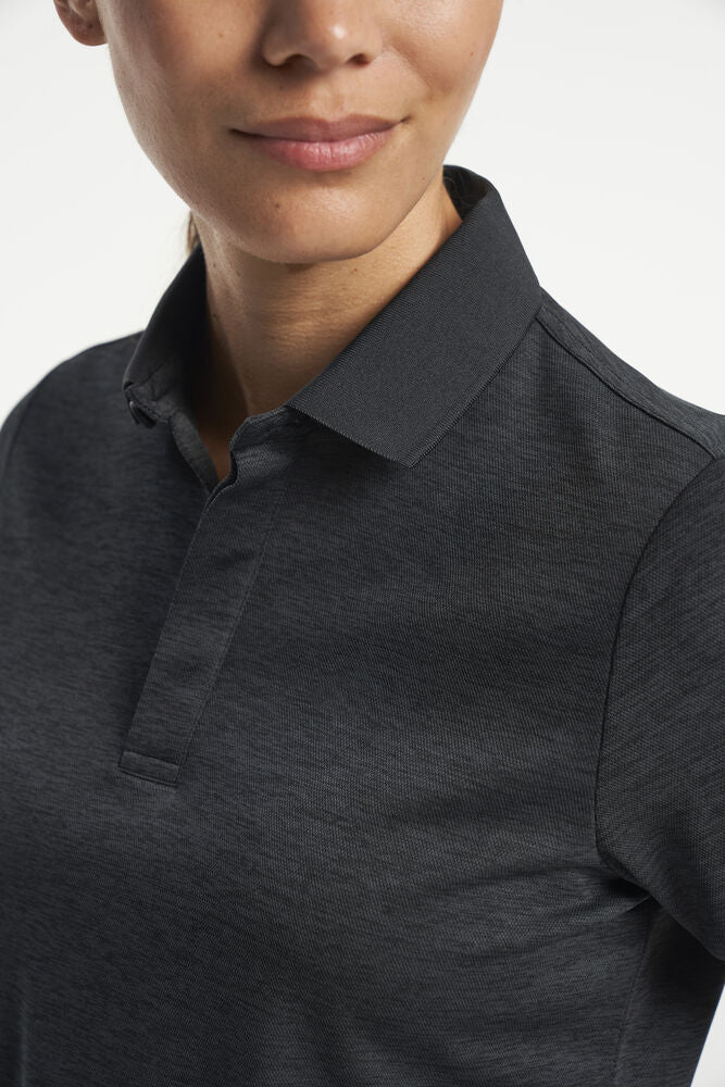 Tenson Txlite Melange Polo Woman - Pikéskjorte - JK-Shop