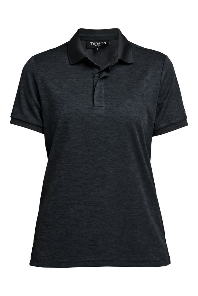 Tenson Txlite Melange Polo Woman - Pikéskjorte - JK-Shop