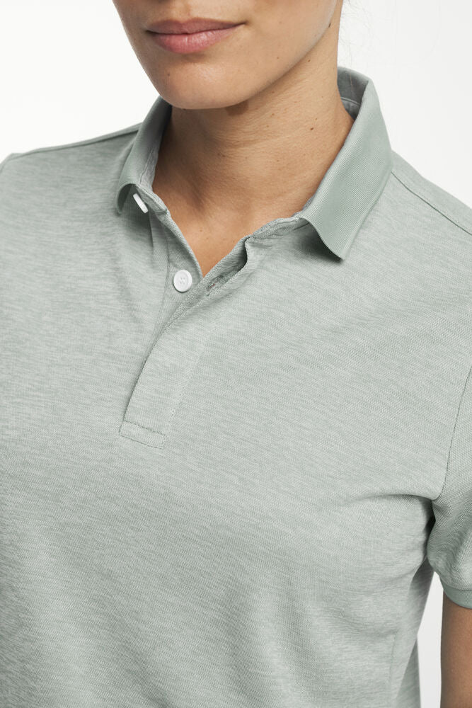 Tenson Txlite Melange Polo Woman - Pikéskjorte - JK-Shop