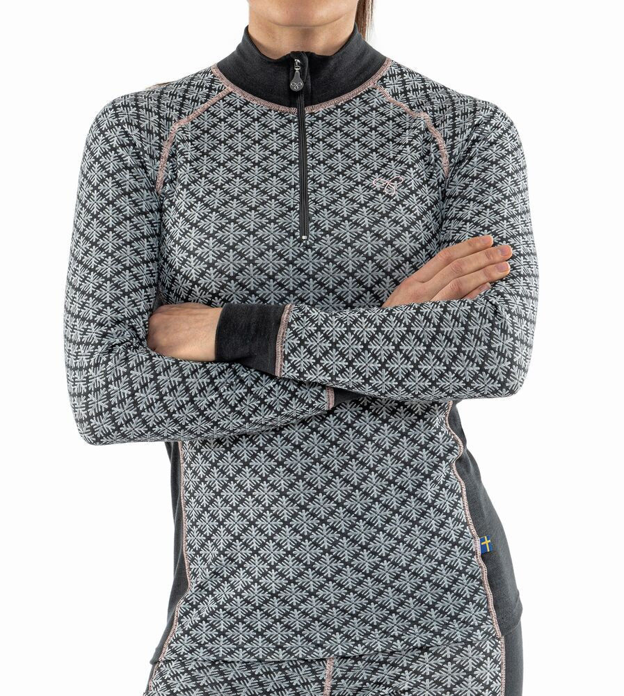 Termo Sequal Jaquard Round neck LS W - Undertøy - JK-Shop