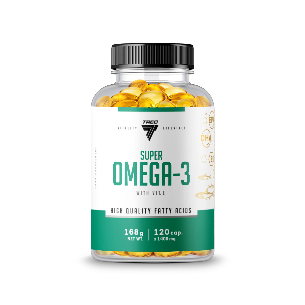 Trec Super Omega-3, 120 caps - Omega-3 - JK-Shop