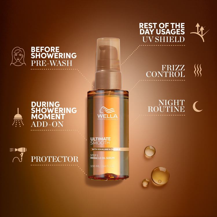 Ultimate Smooth Miracle Oil Serum 30ml - Hårolje - JK-Shop