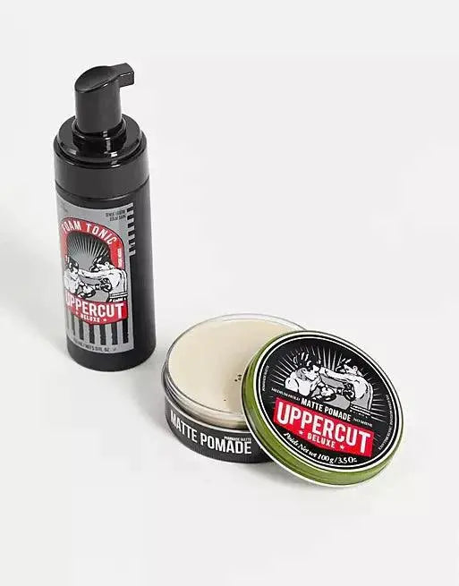 Uppercut Deluxe Matte Pomade & Foam Tonic Duo-Uppercut Deluxe-J&K Shop