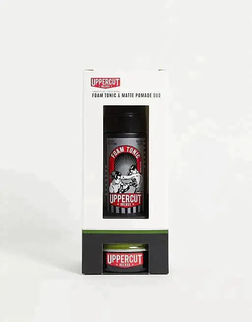 Uppercut Deluxe Matte Pomade & Foam Tonic Duo-Uppercut Deluxe-J&K Shop