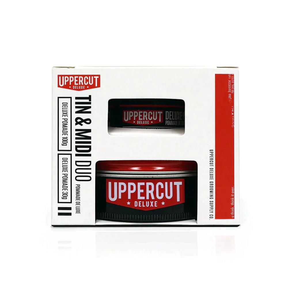 Uppercut Deluxe Pomade Tin & Midi Duo-Uppercut Deluxe-J&K Shop