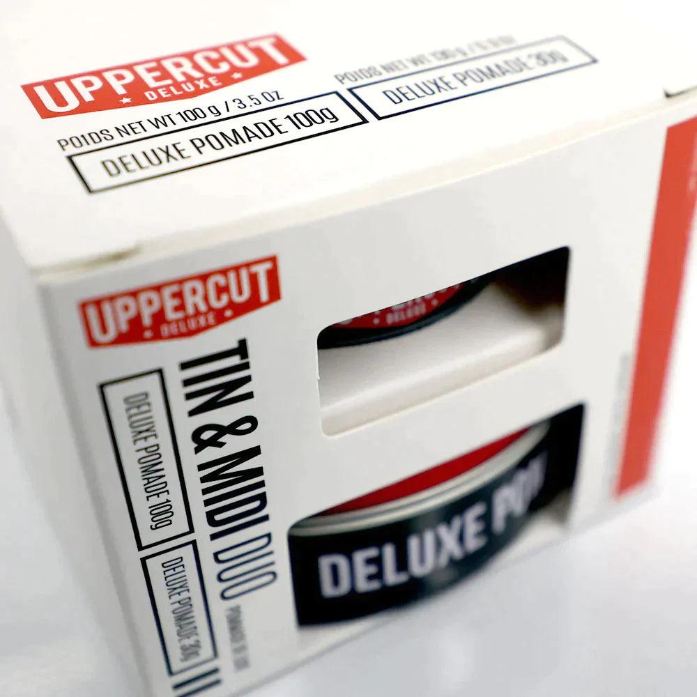 Uppercut Deluxe Pomade Tin & Midi Duo-Uppercut Deluxe-J&K Shop