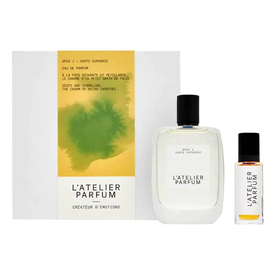 L'Atelier Parfum, Verte Euphorie 100 ml + Exquise Tentation 15 ml -Parfyme-LAtelier-JKSHOP