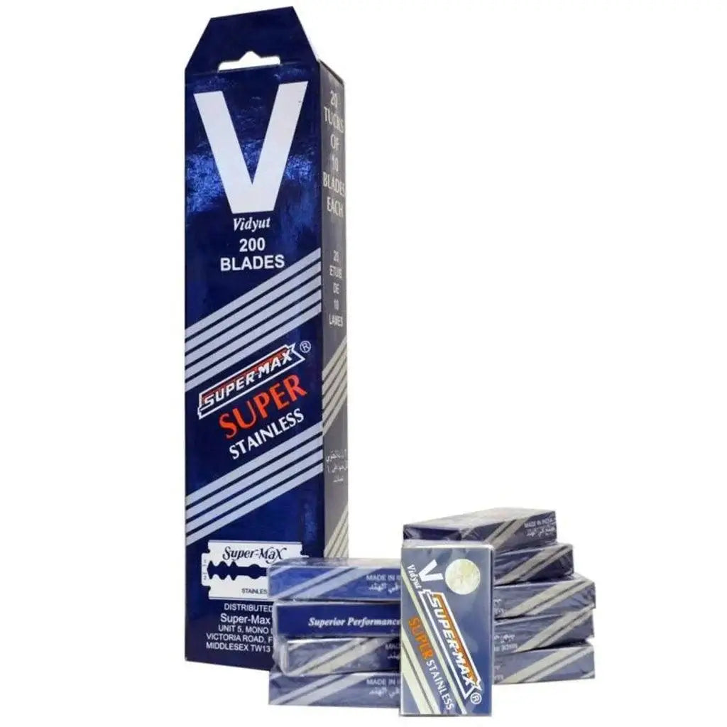 Visdyut, Super-Max Super Stainless Razor Blades-Visdyut-Barberblad-JKSHOP