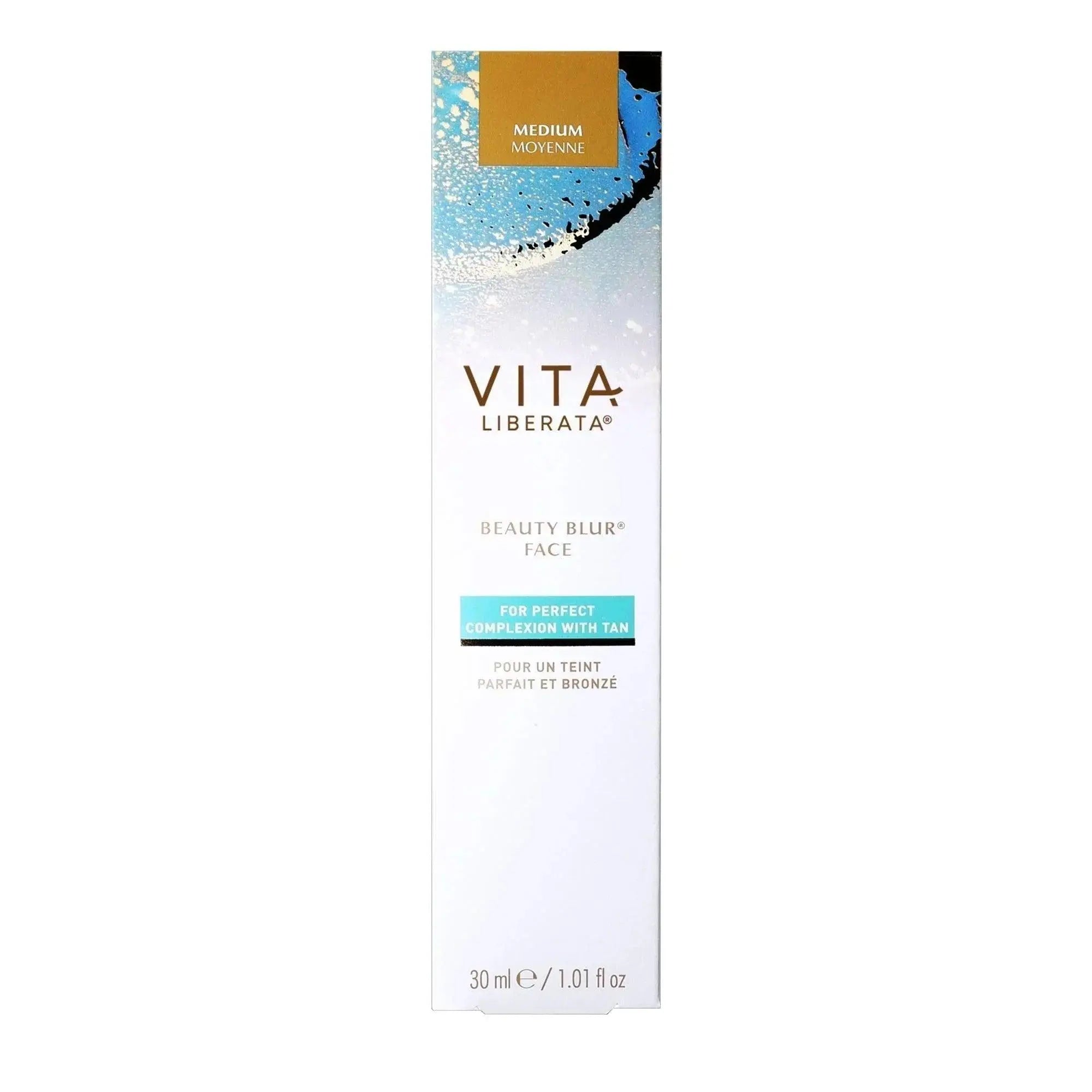 Vita Liberata Beauty Blur Face With Tan Medium 30 ml-Vita Liberata-Farget dagkrem-JKSHOP