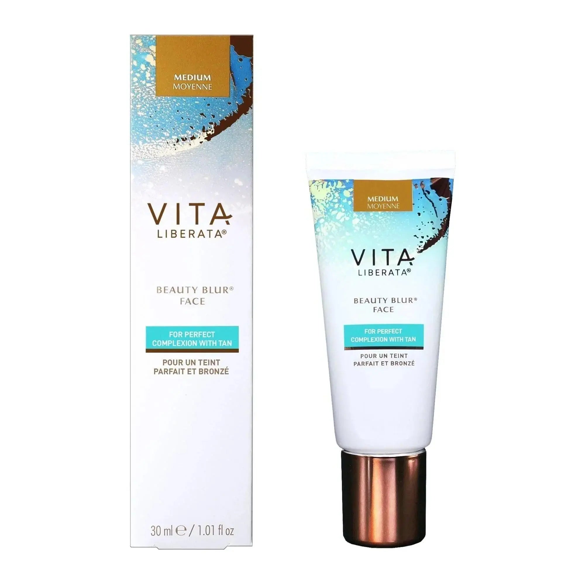 Vita Liberata Beauty Blur Face With Tan Medium 30 ml-Vita Liberata-J&K Shop