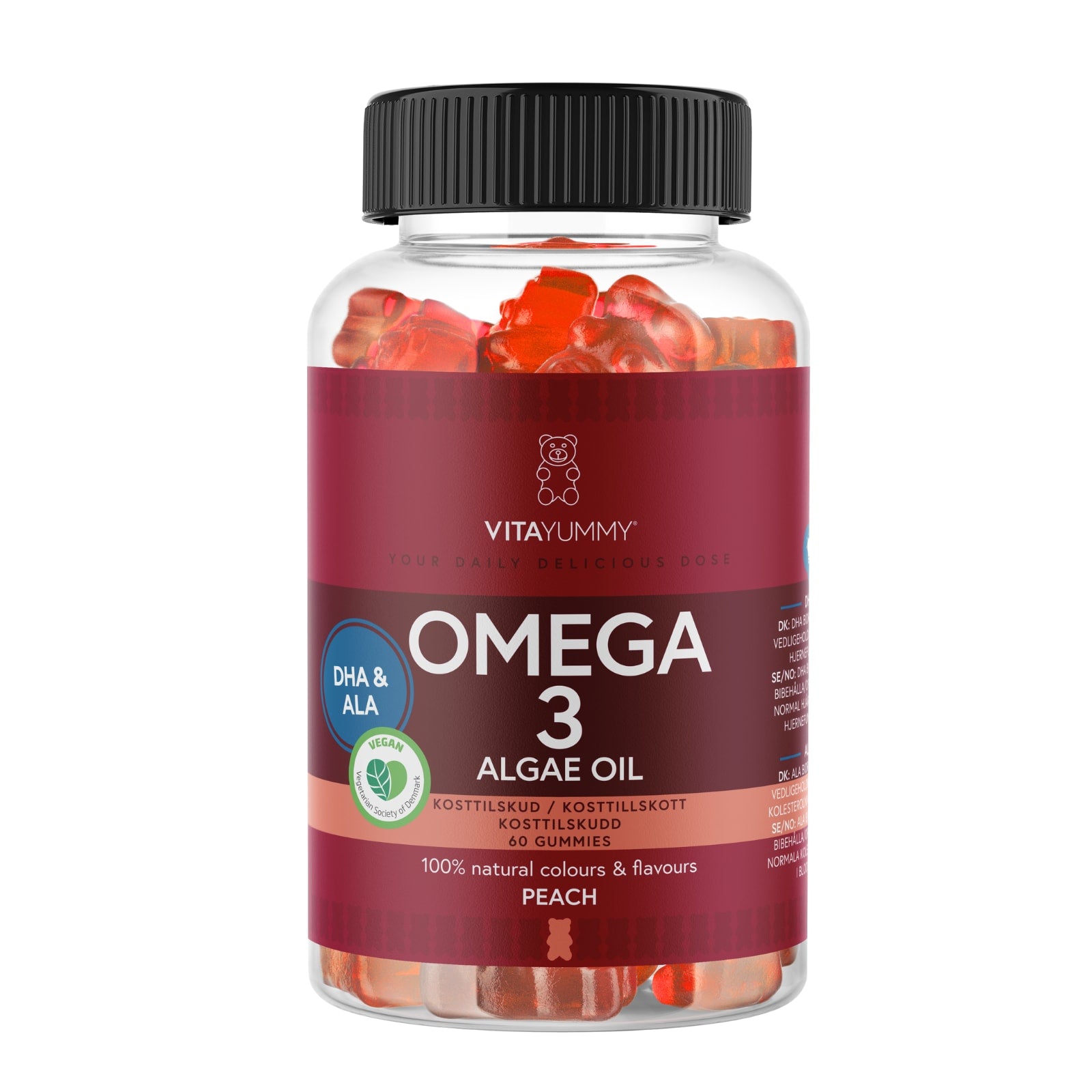 VitaYummy, Omega 3, 60stk (Vegan) - Omega-3 - JK-Shop