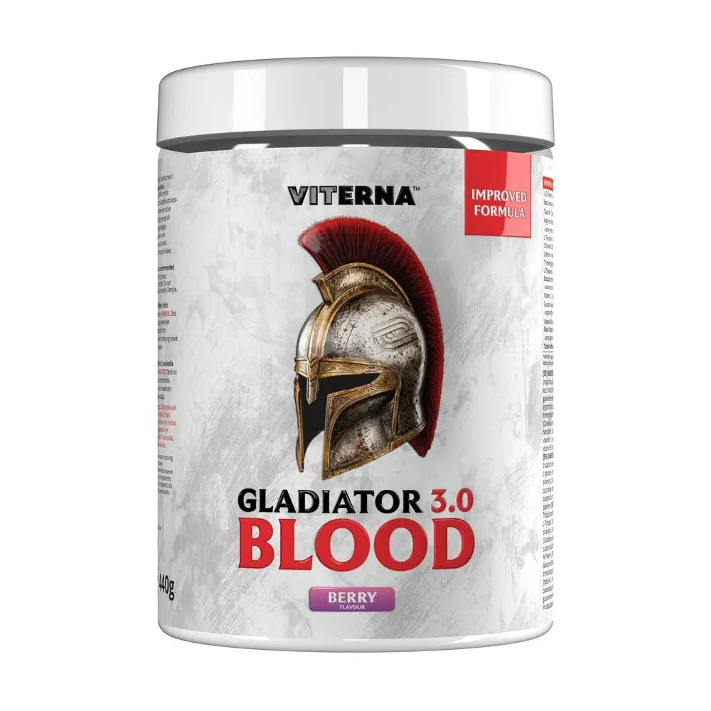 Viterna Gladiator Blood 3.0, 440g - PWO med Koffein - JK-Shop