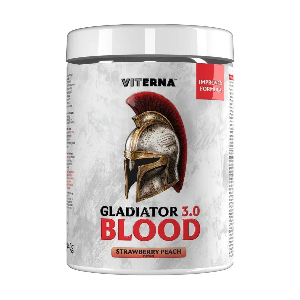 Viterna Gladiator Blood 3.0, 440g - PWO med Koffein - JK-Shop
