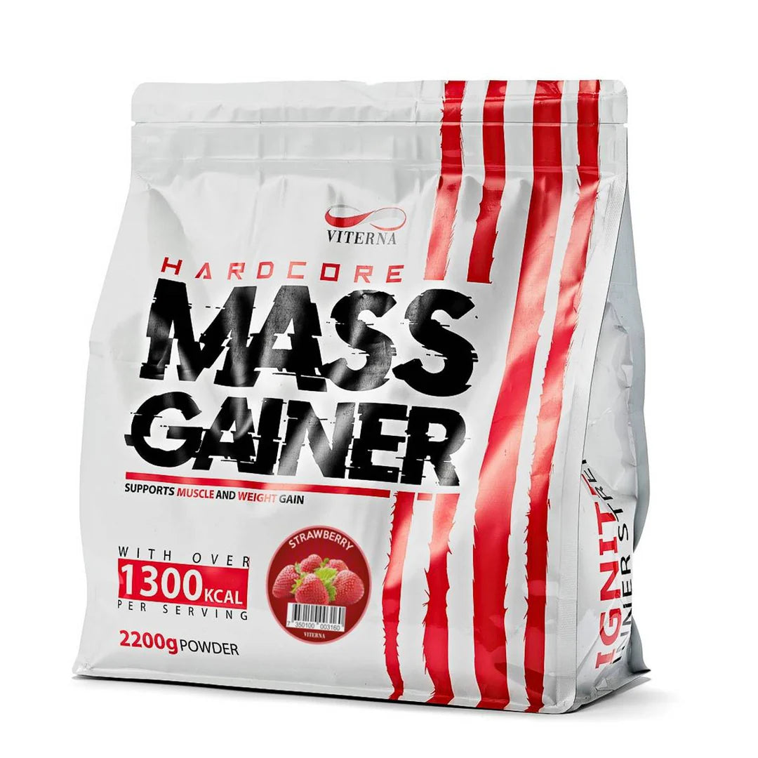 Viterna Hardcore Mass Gainer, 2200g, Chocolate - Gainer - JK-Shop