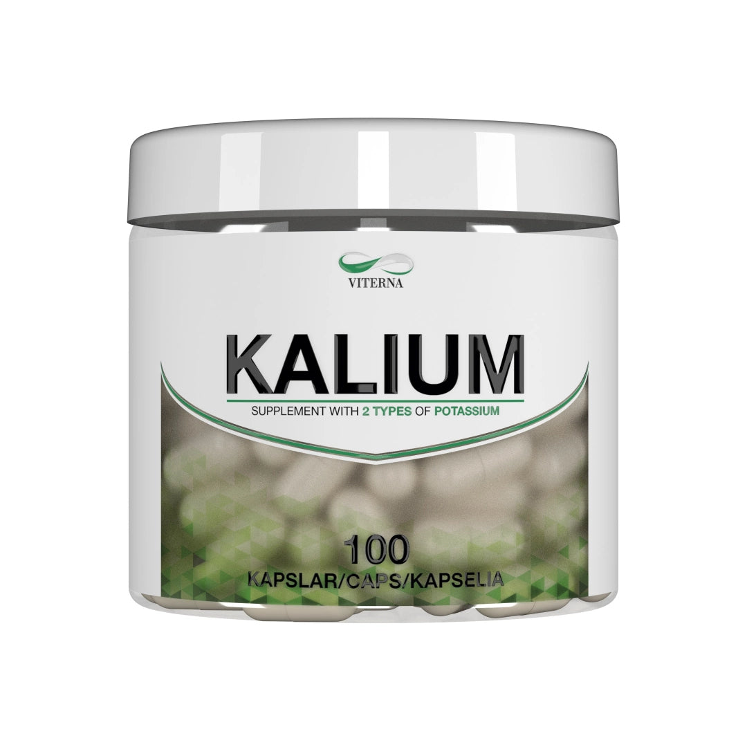 Viterna Kalium, 100 caps - Vitaminer og kostilskudd - JK-Shop