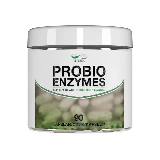 Viterna Probio Enzymes, 90 caps - Mikronæringsstoffer - JK-Shop