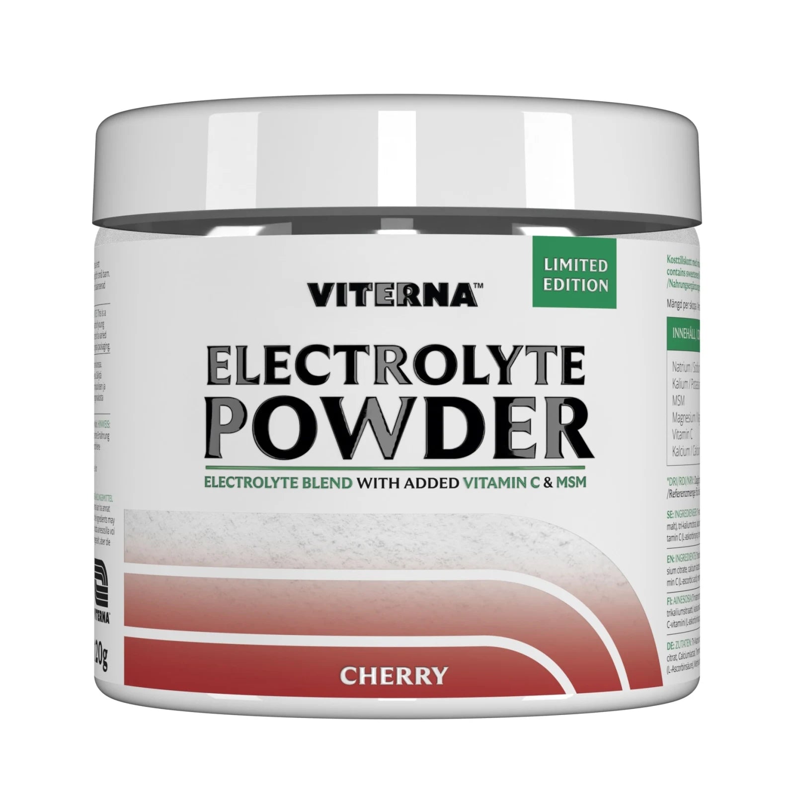 Viterna Vital Electrolyte Powder, 120g - 2 smaker - Elektrolytter - JK-Shop