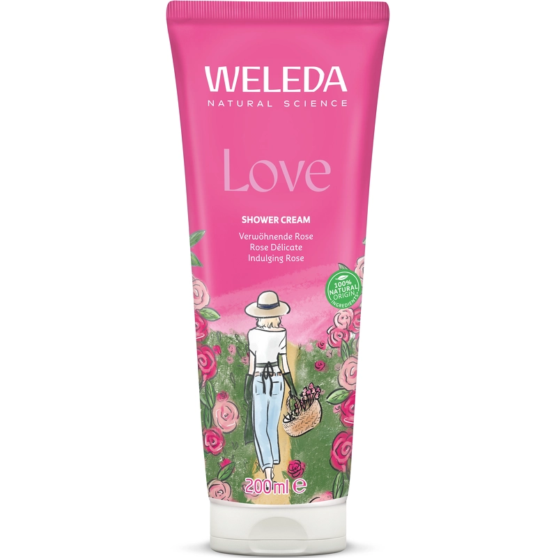 WELEDA LOVE SHOWER CREAM ROSE 200 ML -  - JK-Shop