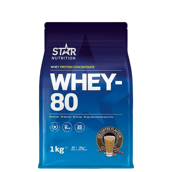 Whey-80 Myseprotein 1 kg Naturell -  - JK-Shop