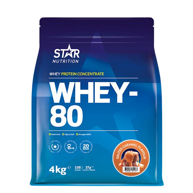 Whey-80 Myseprotein 4 kg - Whey protein - JK-Shop