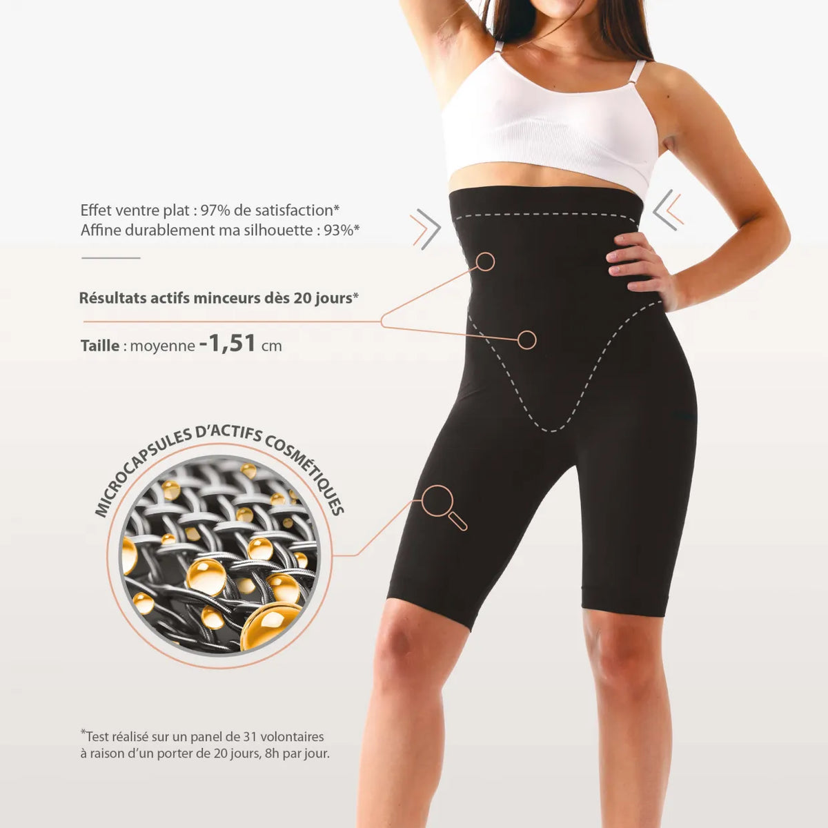 Lytess Slimming Flat Belly Capris L/XL - Klær - JK-Shop