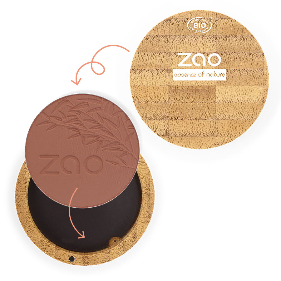 ZAO Compact Blush 321 Brown Orange - Blush - JK-Shop