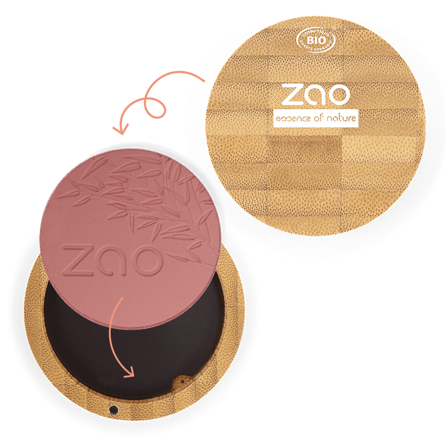 ZAO Compact Blush- (322) Brown Pink-ZAO-Blush-JKSHOP