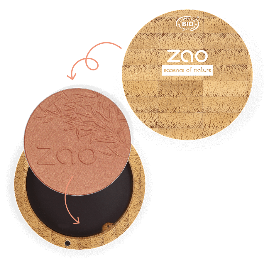 ZAO Compact Blush- (325) Golden Coral-ZAO-Blush-JKSHOP