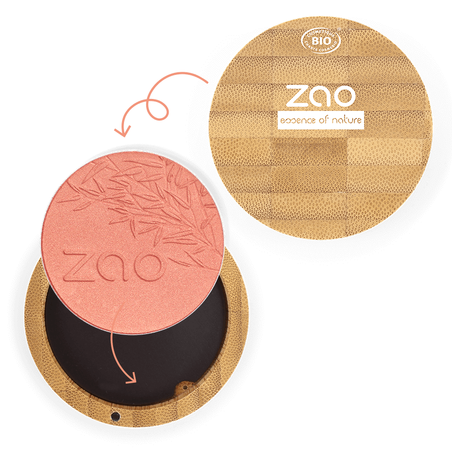 ZAO Compact Blush- (327) Coral Pink-ZAO-Blush-JKSHOP