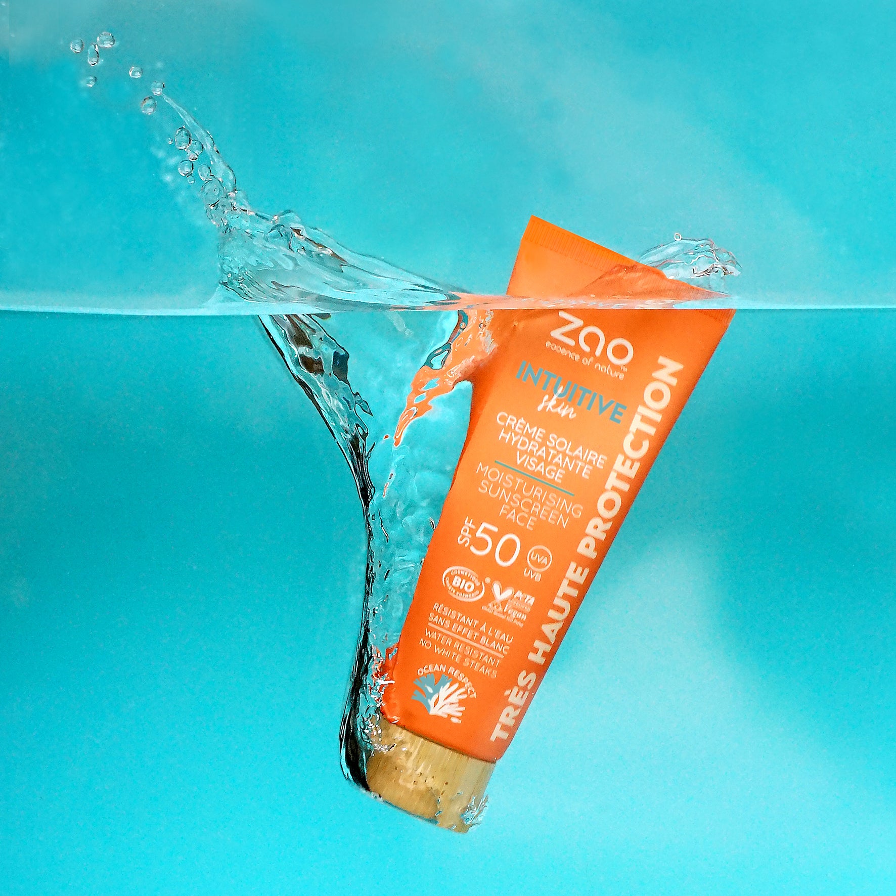 ZAO Moisturising Sunscreen Face SPF 50 - 50ml - Solkrem - JK-Shop